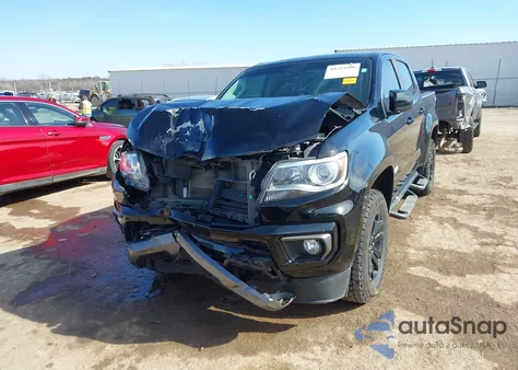 2021 Chevrolet Colorado 4Wd Short Box Z71 z USA, uszkodzony, nr VIN 1GCGTDENXM1233269